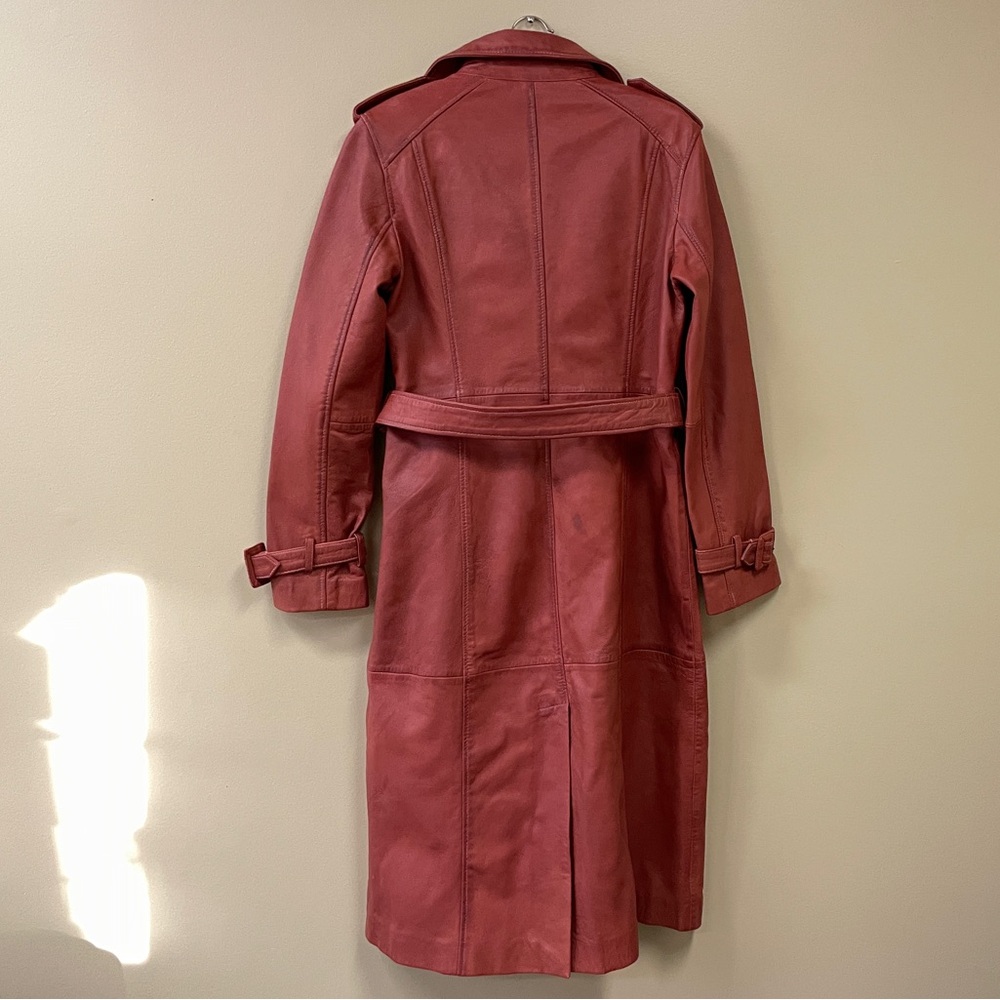 Sundance | Leather “Araminta” Trench Coat, Sz M ♥ NWT! - Picture 7 of 12